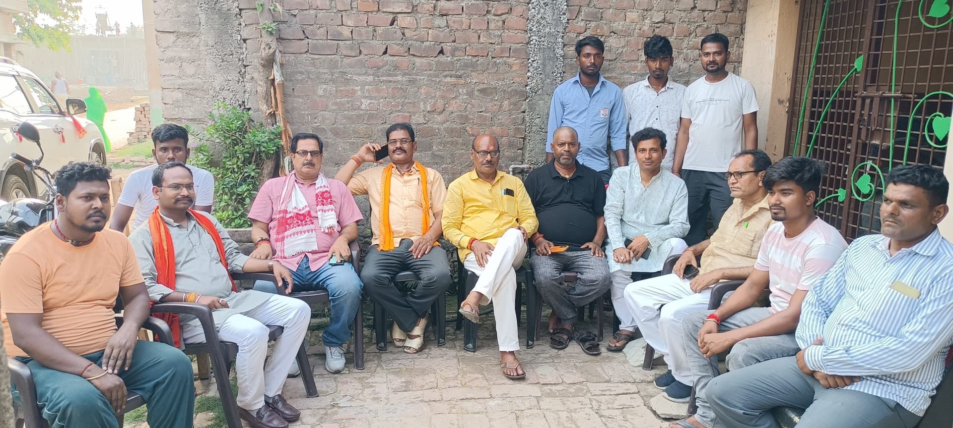 चलो गांव की ओर कार्यक्रम को सफल बनाने के लिए भाजपाइयों ने की बैठक