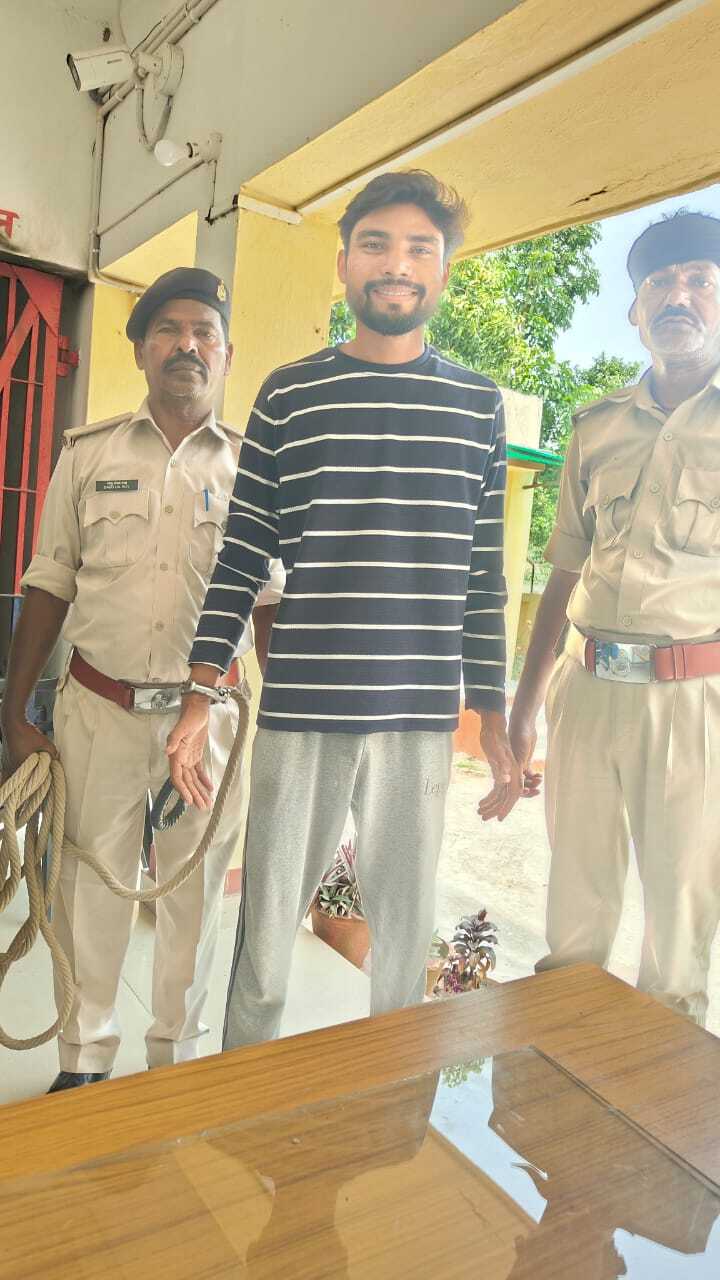 सरकारी कार्य में बाधा पहुंचाने वाला एक आरोपित गिरफ्तार