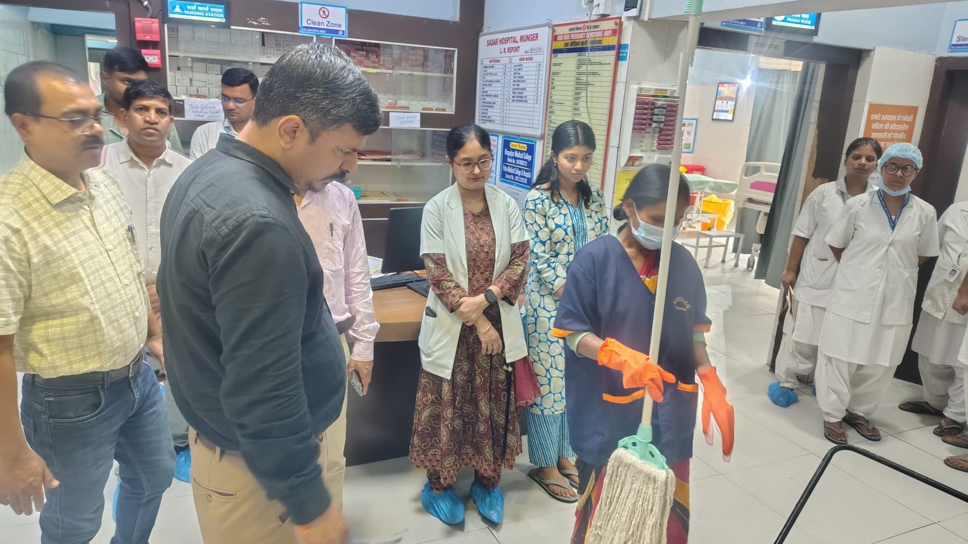इन्क्वास असेसमेंट को लेकर सदर अस्पताल पहुंची स्टेट टीम, पहले दिन ही खामियों ने बढ़ायी परेशानी
