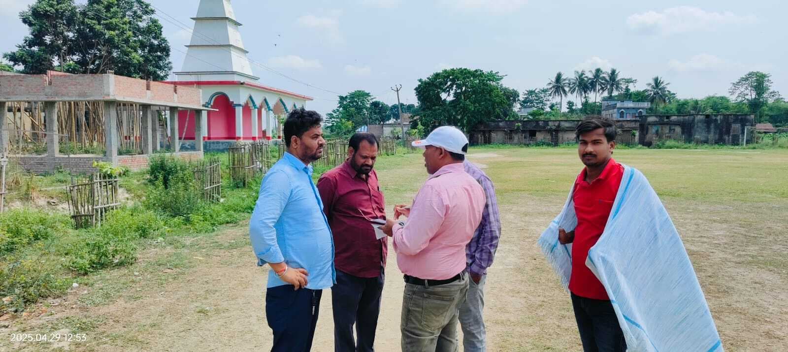 प्रखंड सह अंचल कार्यालय के भवन निर्माण को ले भूमि चिन्हित