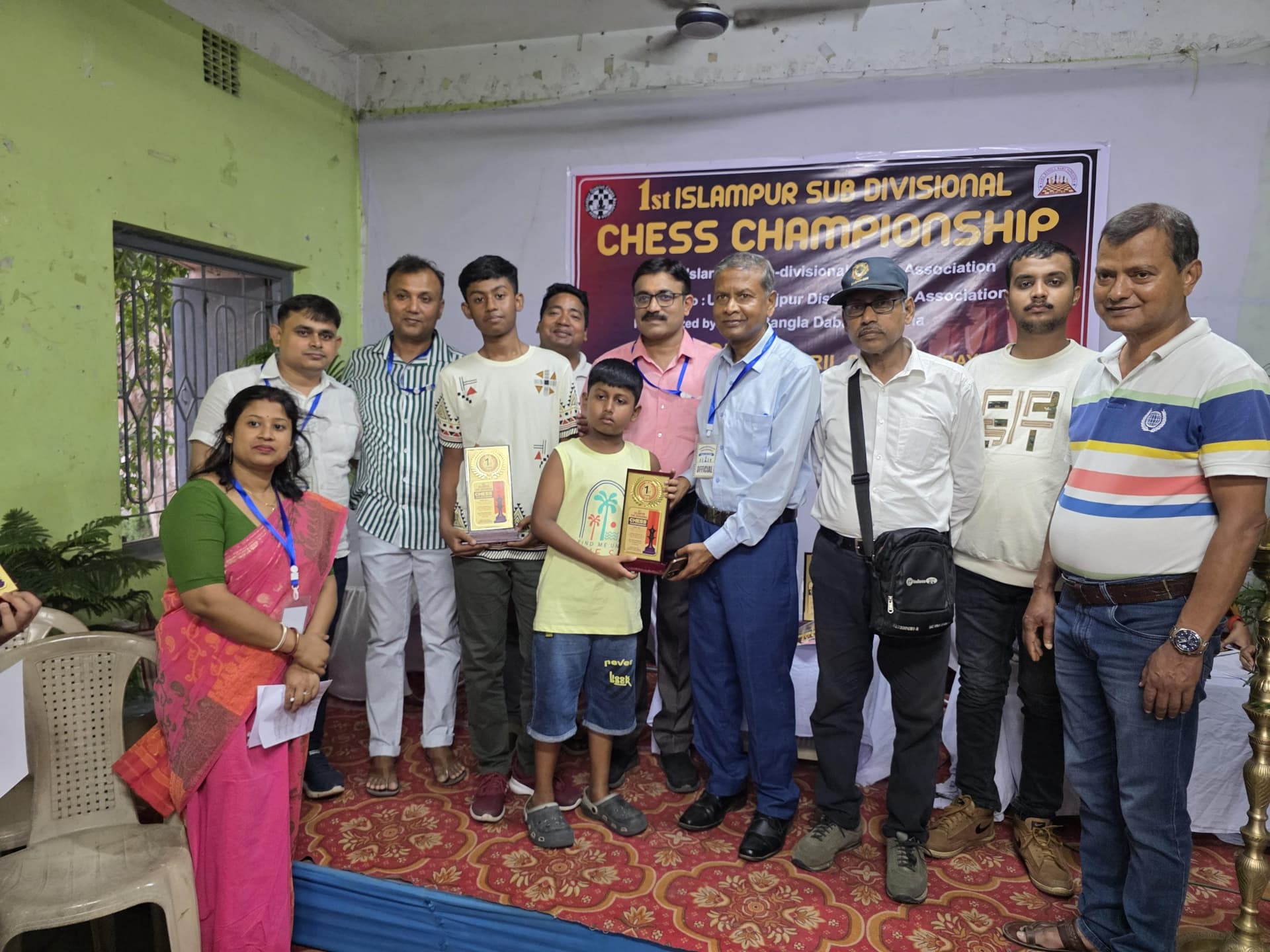 इस्लामपुर शतरंज में ””चेस क्रॉप्स”” के छात्रों का दबदबा