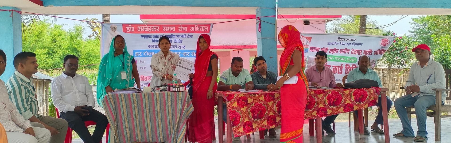 महादलित टोले में लगा शिविर, सुलझाये गये मामले