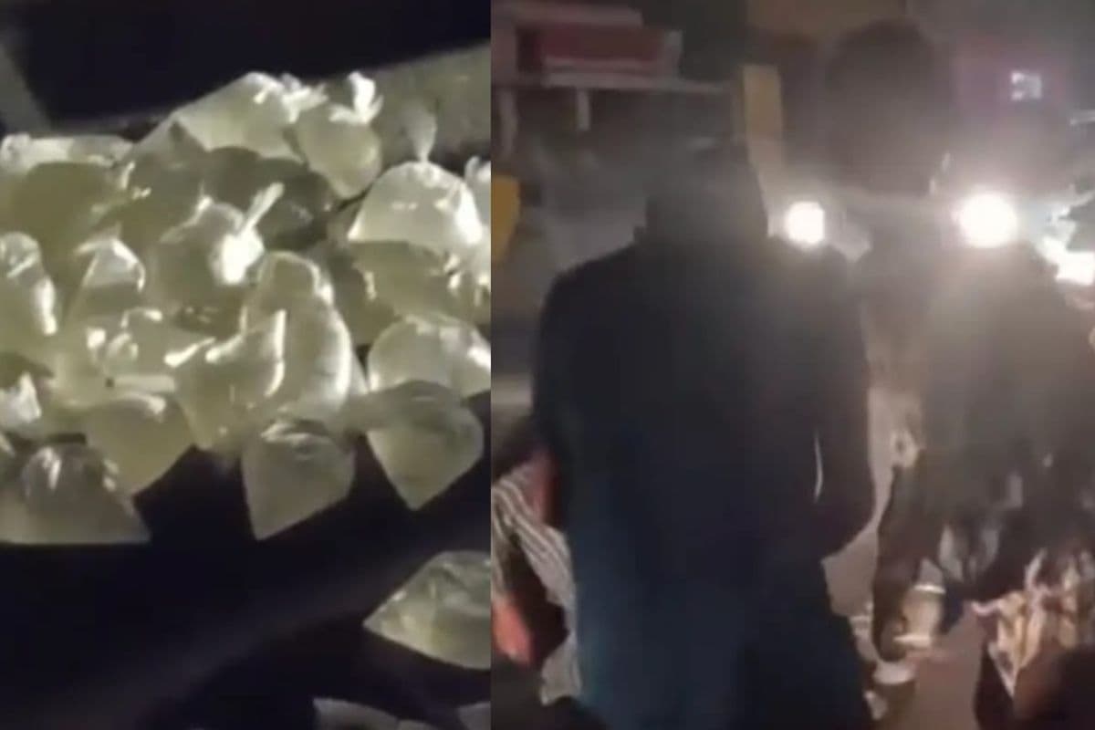 Bihar Liquor Ban: बाइक से शराब की पाउच गिरते ही मची लूट, लोगों ने कुछ ही सेकंड मेंं कर दिया गायब