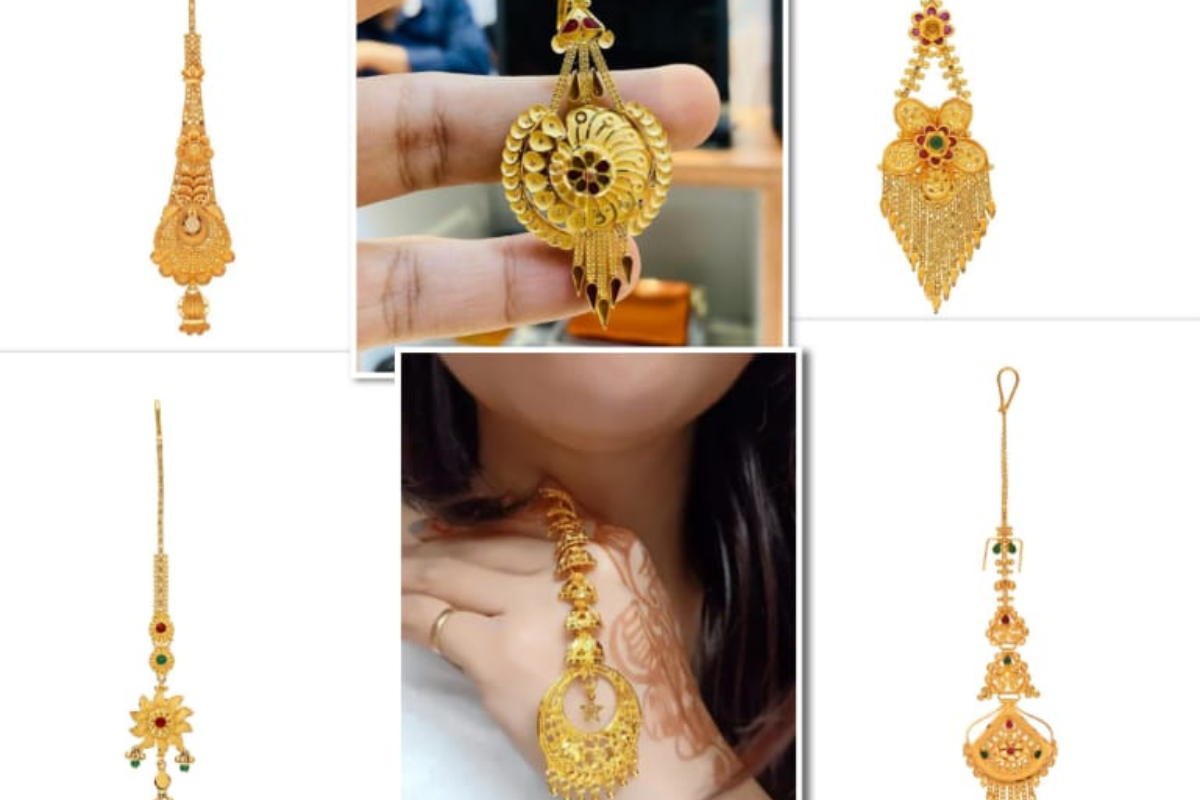 Golden Maangtika Designs: हर दुल्हन की पहली पसंद, ट्रेंडिंग गोल्ड मांगटीका डिजाइन्स जो दिल जीत लें