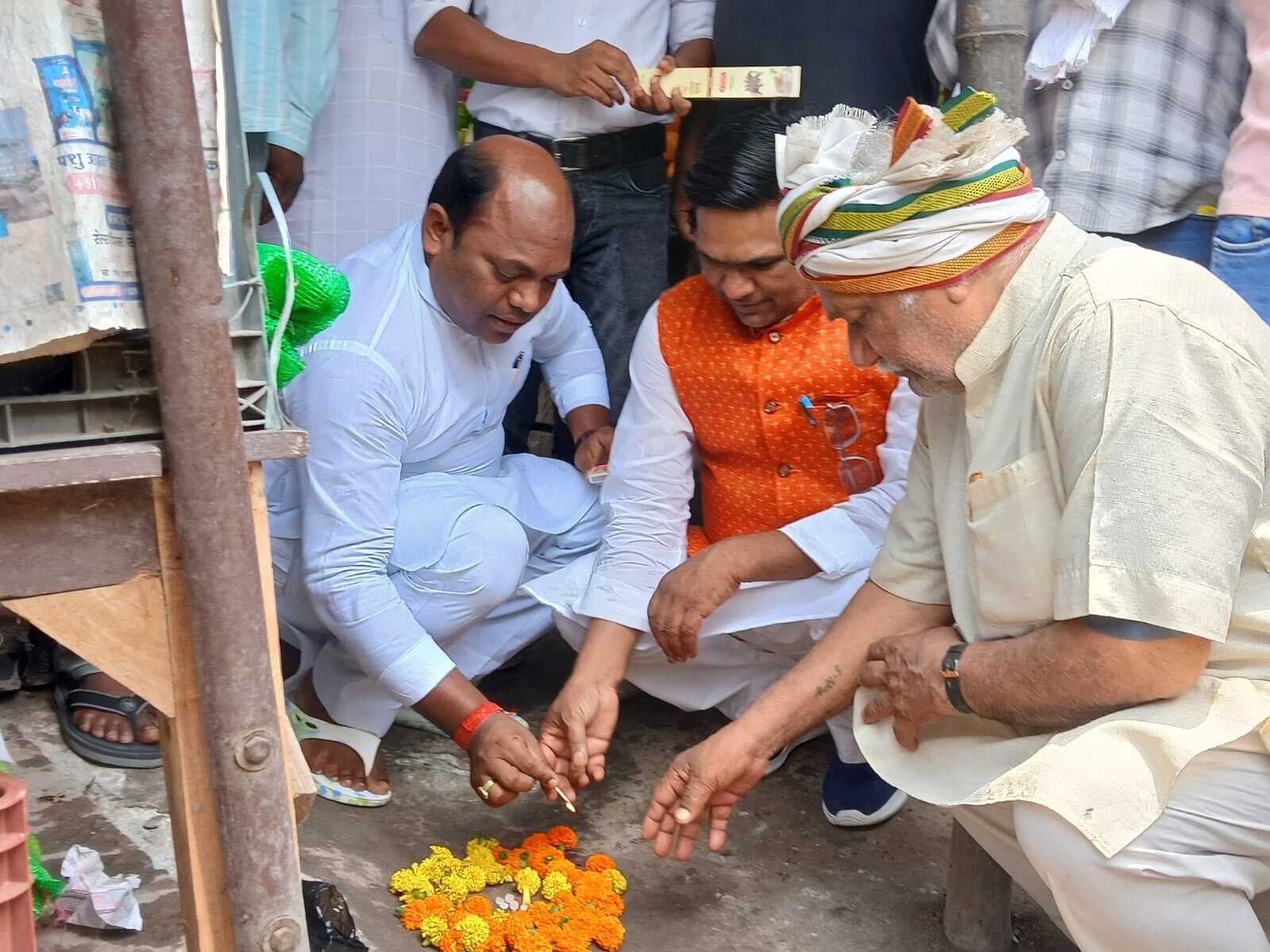 उच्चतर माध्यमिक विद्यालय के प्रवेश द्वार का हुआ शिलान्यास