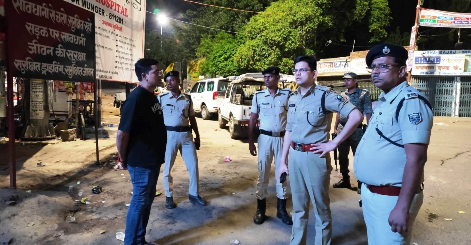 हाई अलर्ट पर मुंगेर पुलिस, सोशल मीडिया सेल एक्टिव : एसपी हाई अलर्ट पर मुंगेर पुलिस, सोशल मीडिया सेल एक्टिव : एसपी