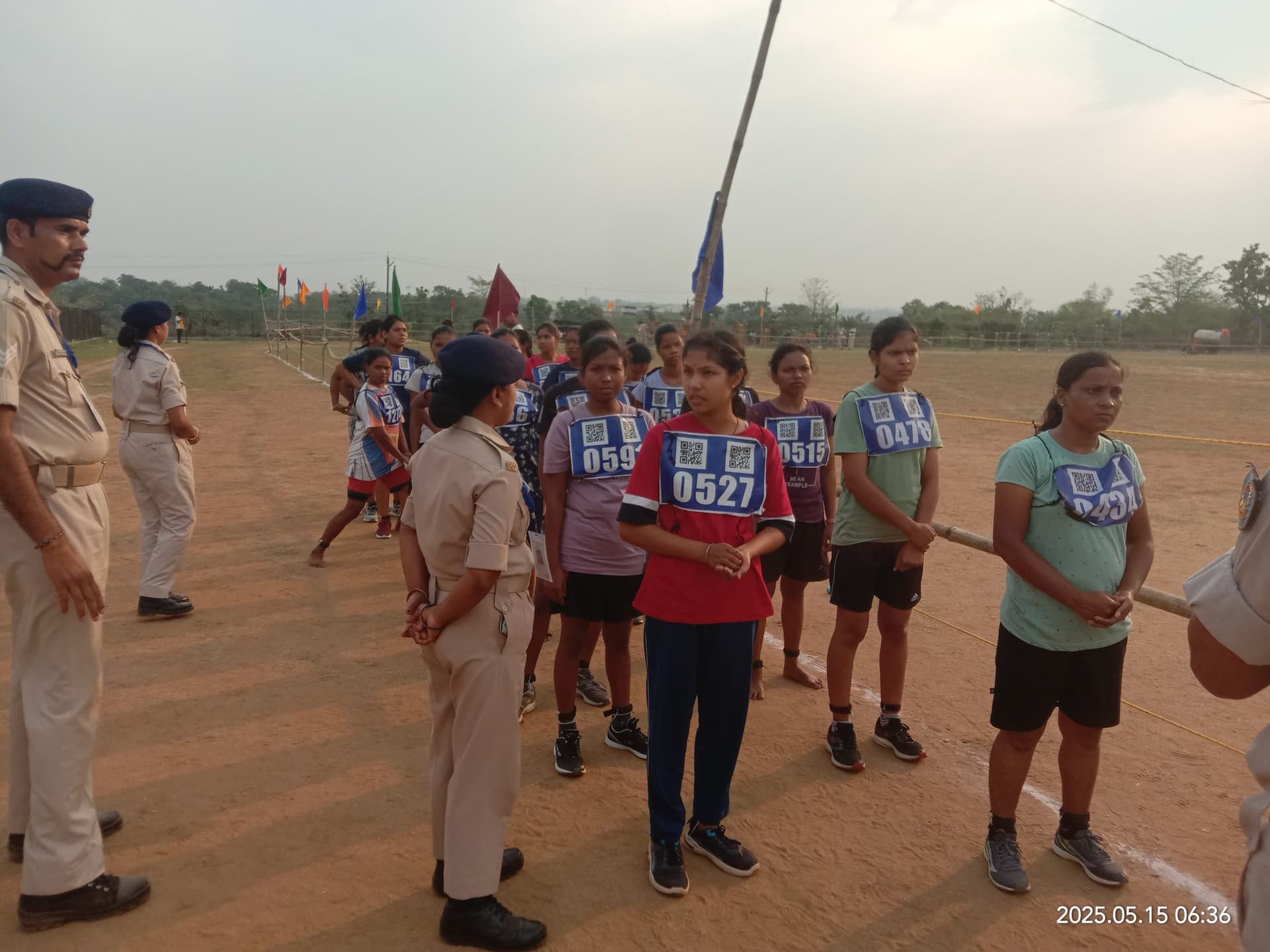 शारीरिक परीक्षण में 611 अभ्यर्थियों में से 587 हुए उपस्थित, 24 रहे अनुपस्थित