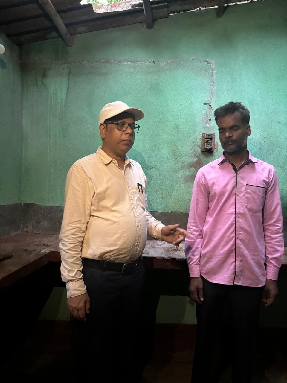 मोहडार गांव में वज्रपात से घर क्षतिग्रस्त