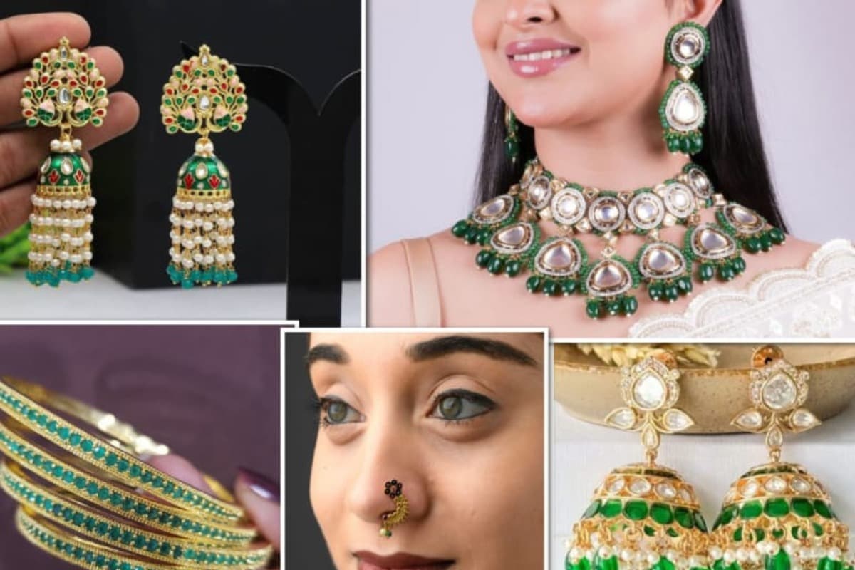 Sawan Jewelry Trends 2025: सावन में ट्राई करें ये टॉप 5 ग्रीन ज्वेलरी आइडियाज, हर लुक बनेगा रॉयल