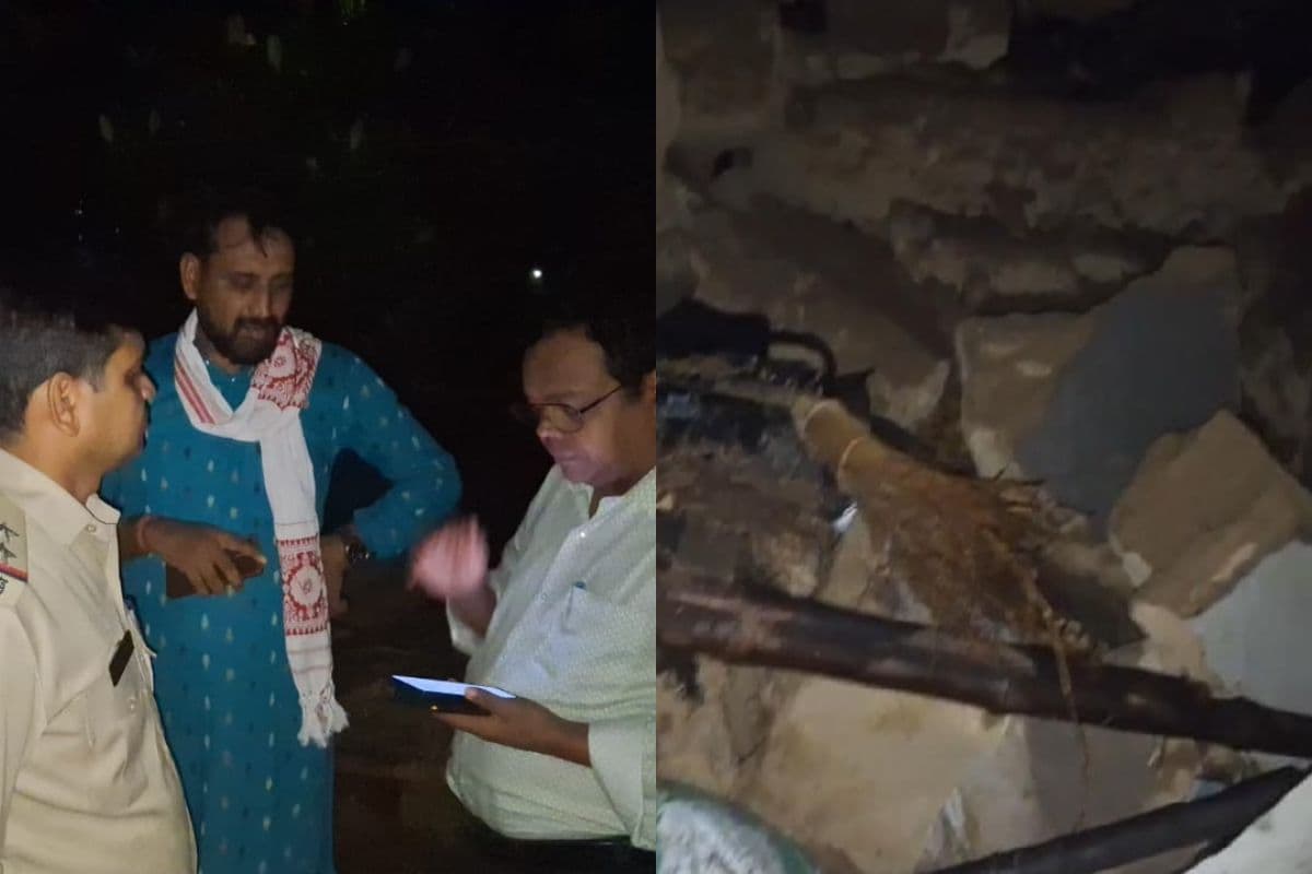 मूसलाधार बारिश के बीच जामताड़ा में बड़ा हादसा, मिट्टी का घर ढहने से दादी व पोते की मौत