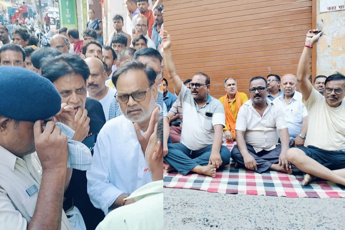 आधी रात को पटना मेयर के घर पुलिस की दबिश, धरना-प्रदर्शन कर रहे लोगों ने बताया पूरा मामला