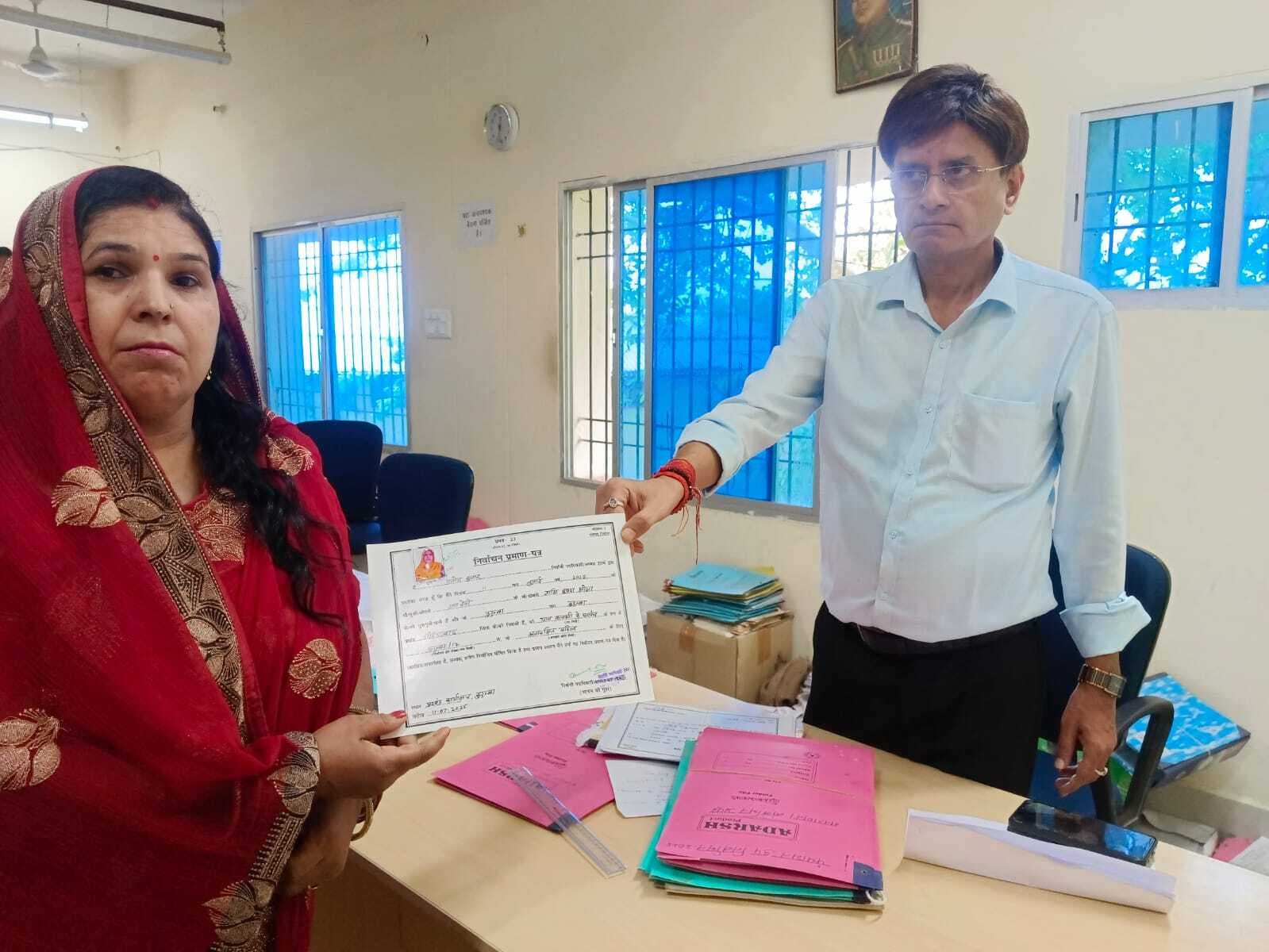 कुटुंबा में उषा देवी निर्विरोध बनीं सरपंच