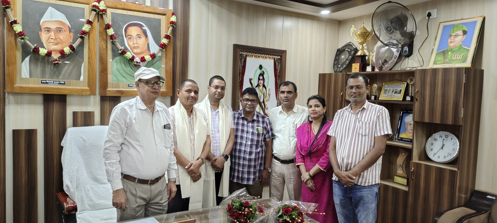 मगध प्रक्षेत्र के संघ पदाधिकारी बनाये जाने पर किया सम्मानित