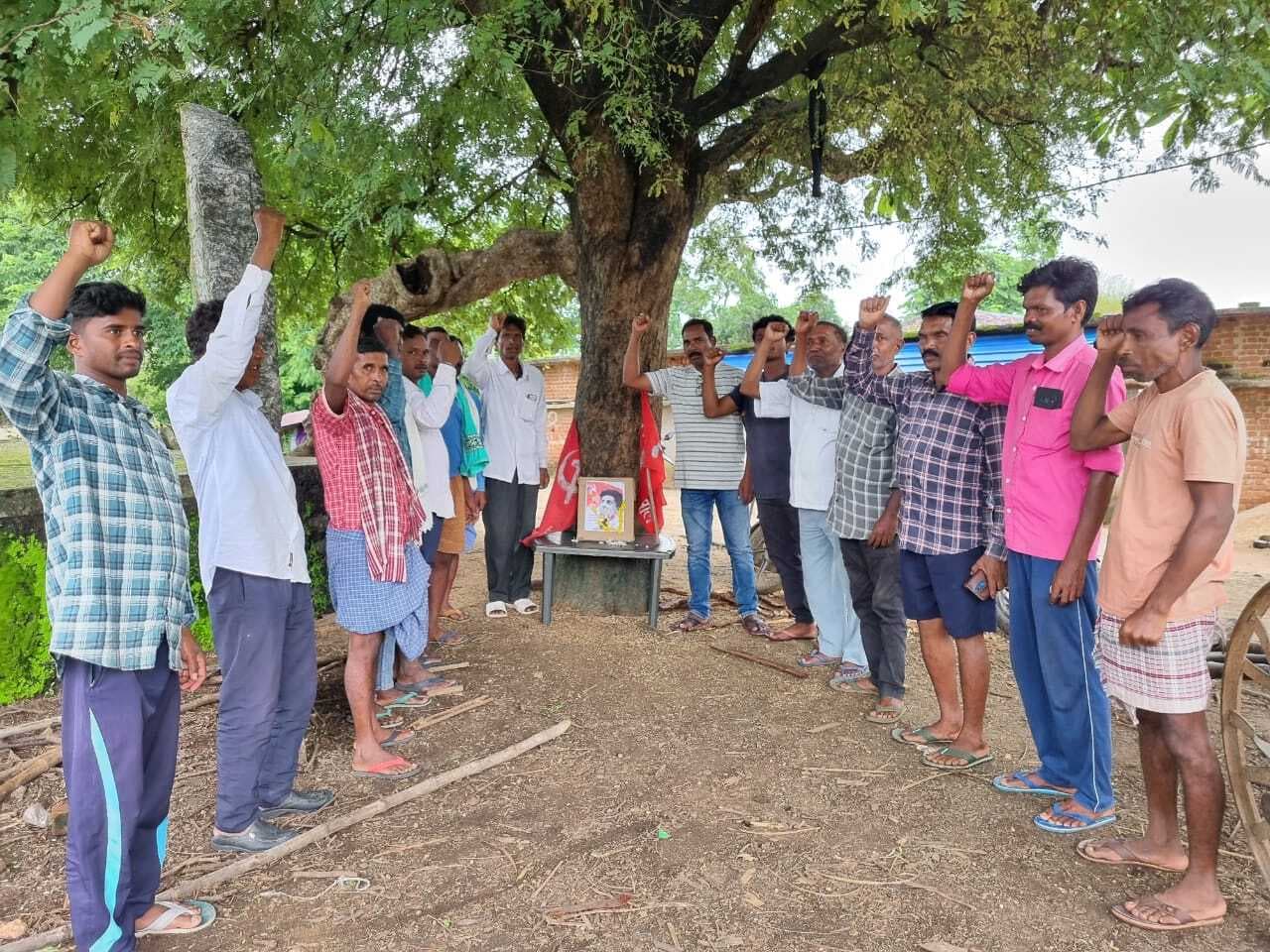 चारू मजूमदार का 53वां शहादत दिवस मनाया गया