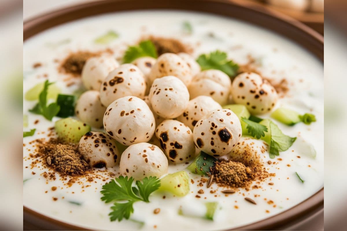 Makhana Raita Recipe: मखाने से बनाएं ये लाजवाब रायता, जानें आसान विधि