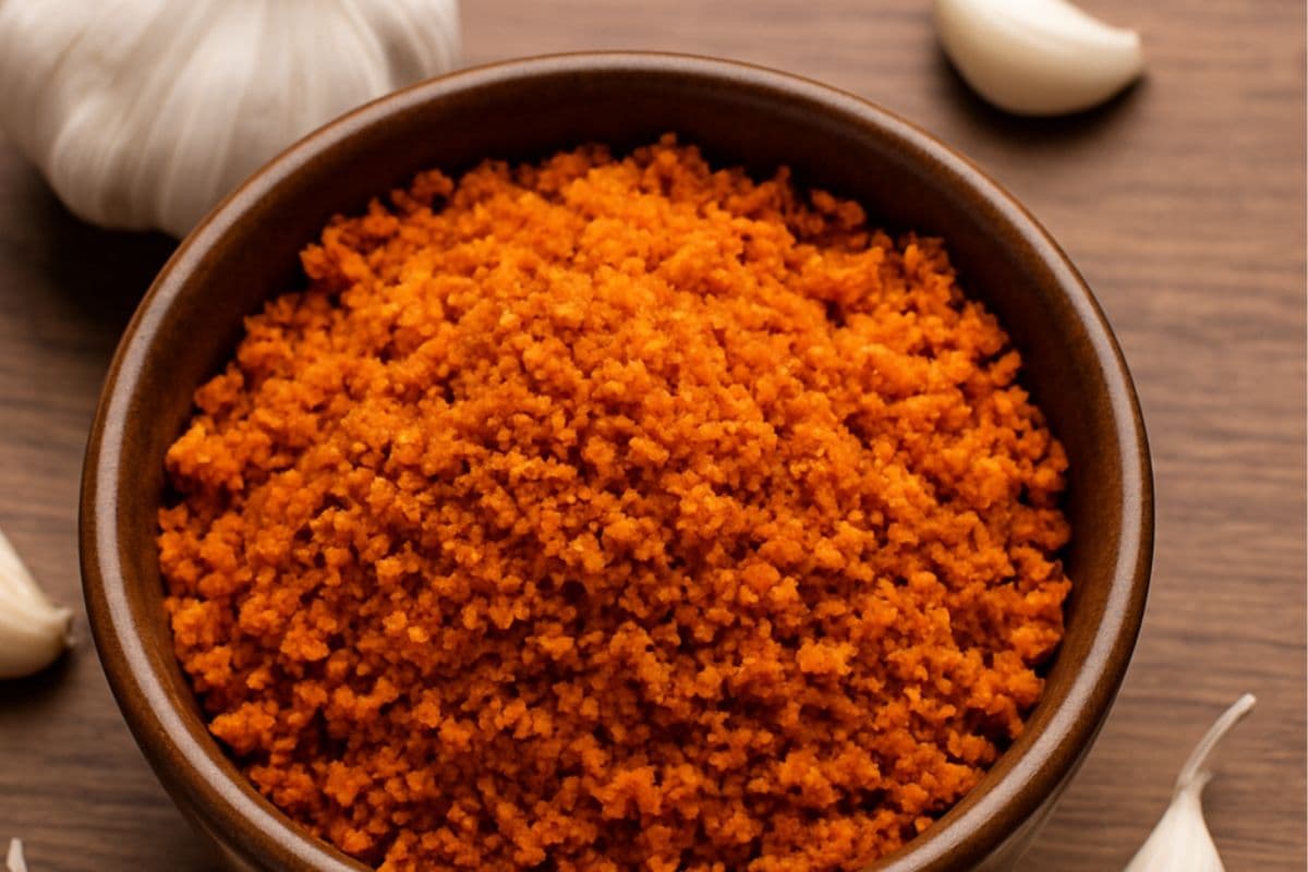 dry garlic chutney dry garlic chutney
