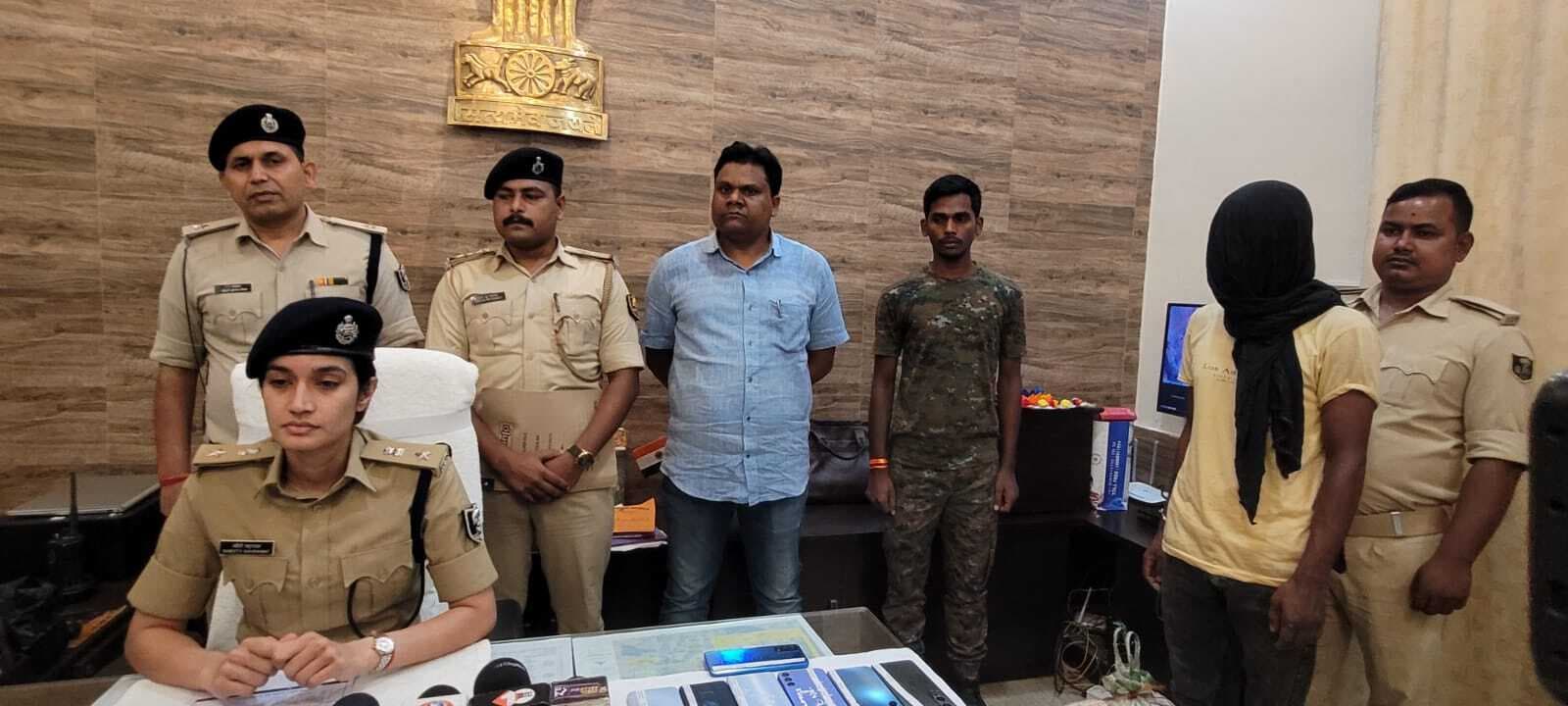 4.365 किलो गांजा के साथ एक धंधेबाज गिरफ्तार