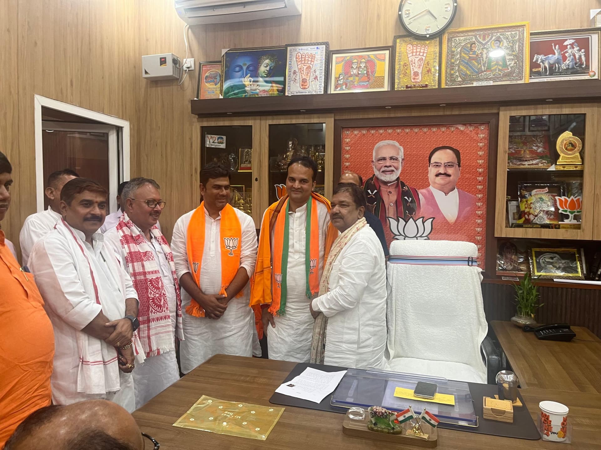 बरौली में विस चुनाव से पहले जन सुराज को झटका, दो बड़े नेता बीजेपी में शामिल