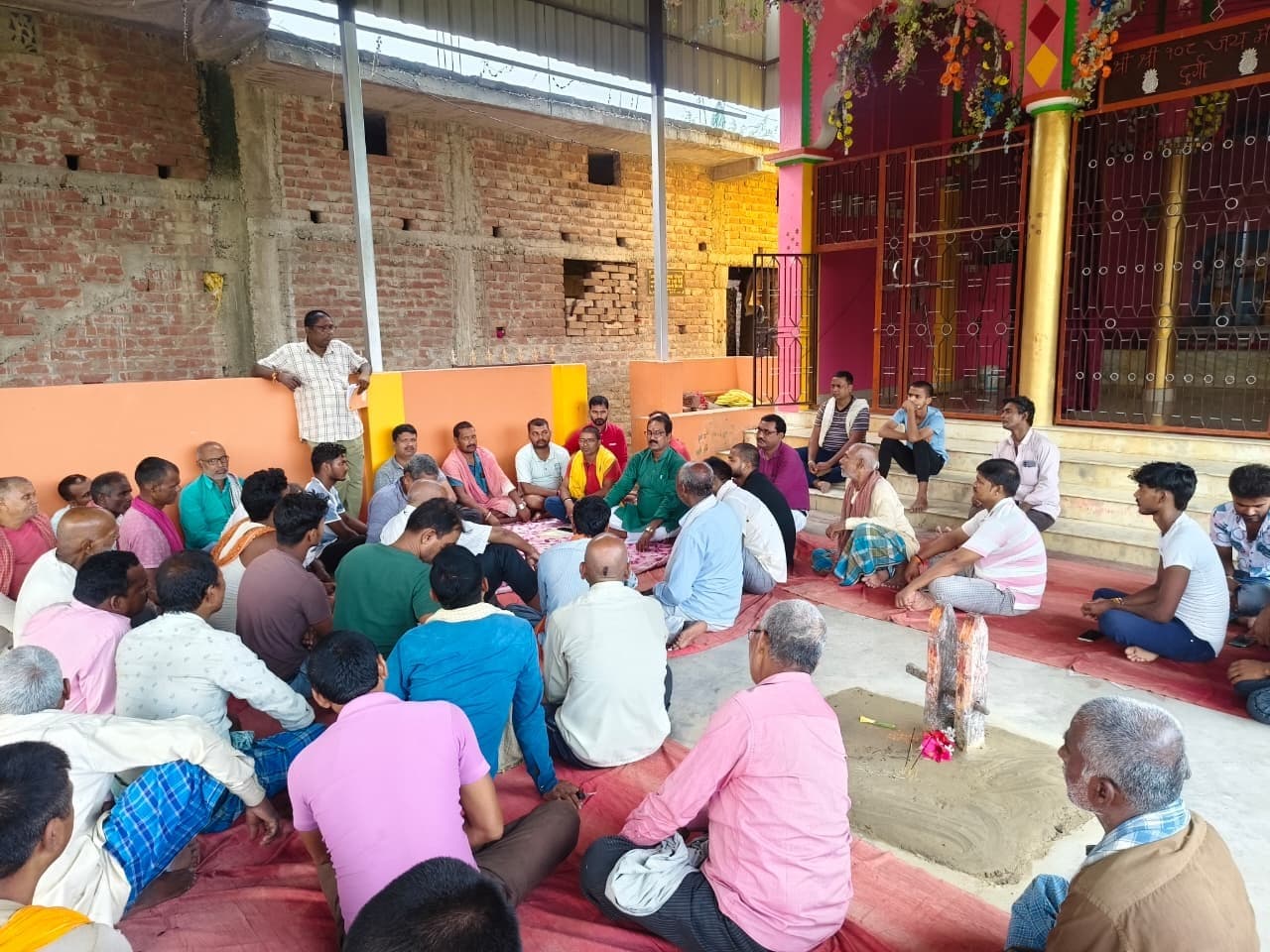 तेलिहार में दुर्गा पूजा सह मेले की तैयारी को लेकर बैठक