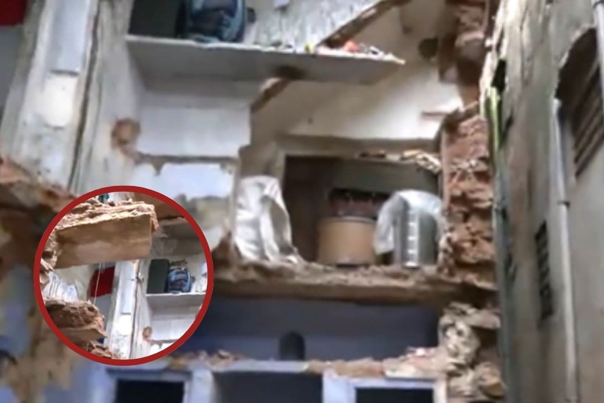 Building Collapsed in Jaipur : जयपुर में बिल्डिंग ढही, बाप-बेटी की मौत, डरावना वीडियो आया सामने