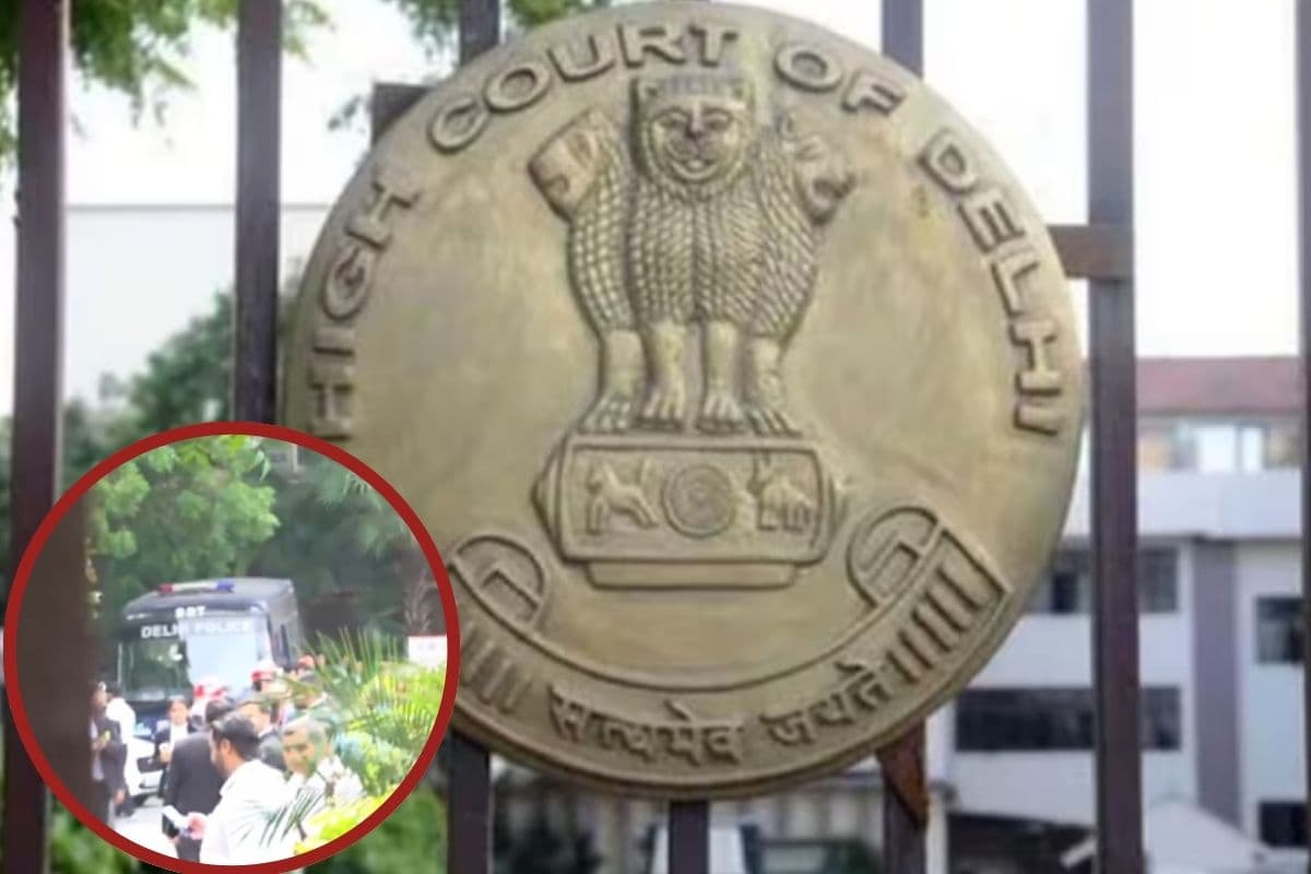 दिल्ली हाई कोर्ट को बम से उड़ाने की धमकी, मची अफरा-तफरी, देखें वीडियो