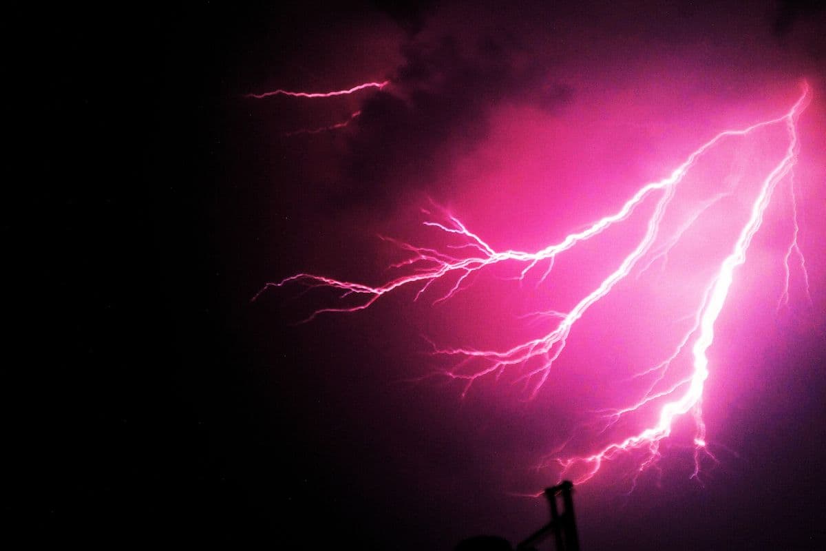 Lightning in Bodam near Jamshedpur Jharkhand