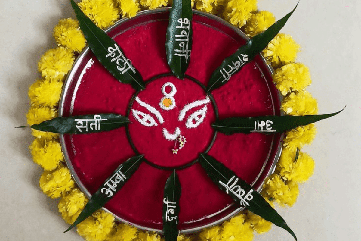 Navratri Thali Decoration and Ideas
