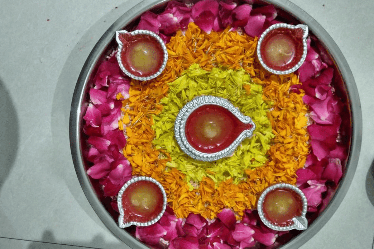 Navratri Thali Decoration and Ideas