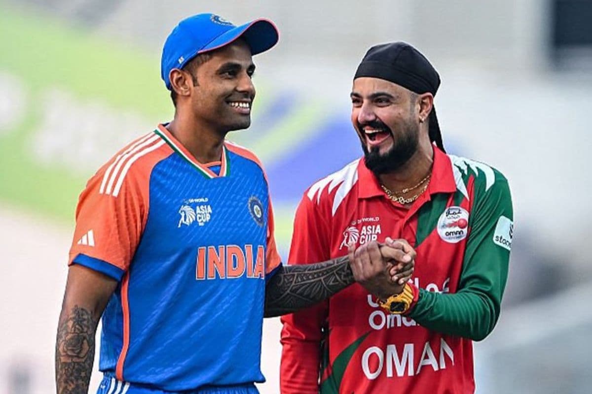 Suryakumar Yadav and Jatinder Singh IND vs OMAN Asia Cup 2025