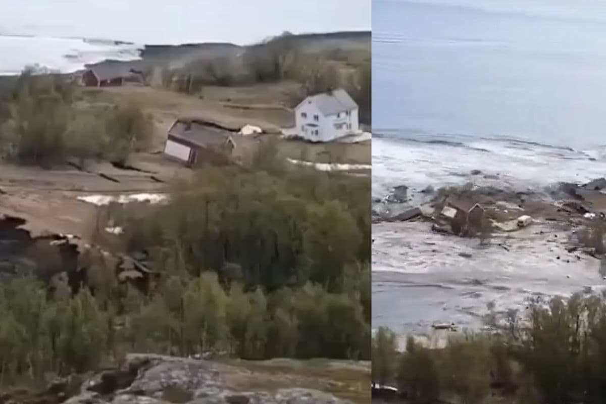 village submerged in sea village submerged in sea