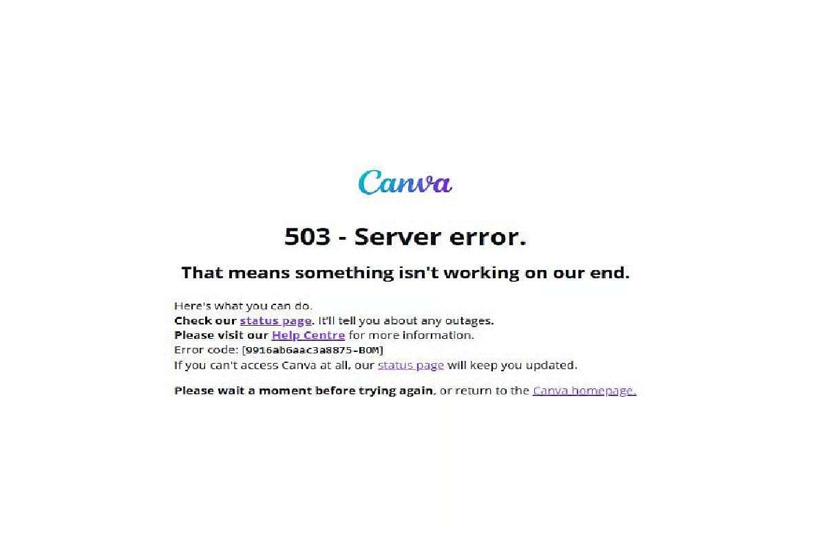 Canva Down: ठप पड़ा कैनवा, यूजर्स हुए परेशान, नहीं डाउनलोड कर पा रहे Images