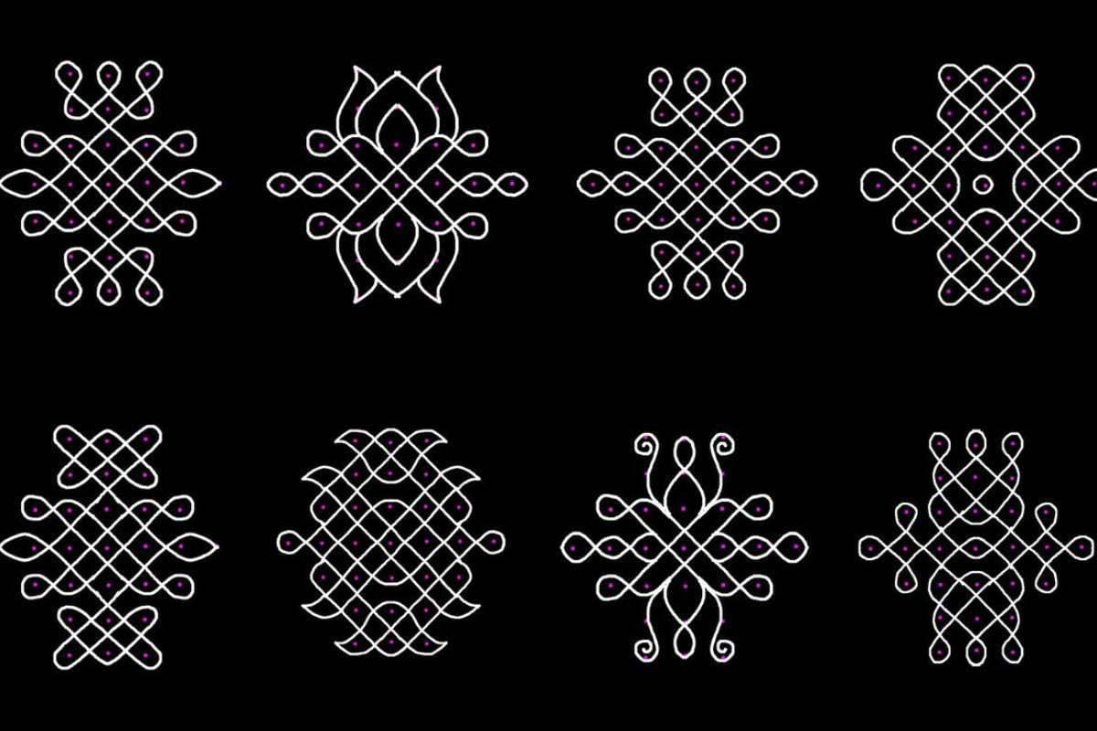 Dot to Dot Rangoli Design for Diwali 2025