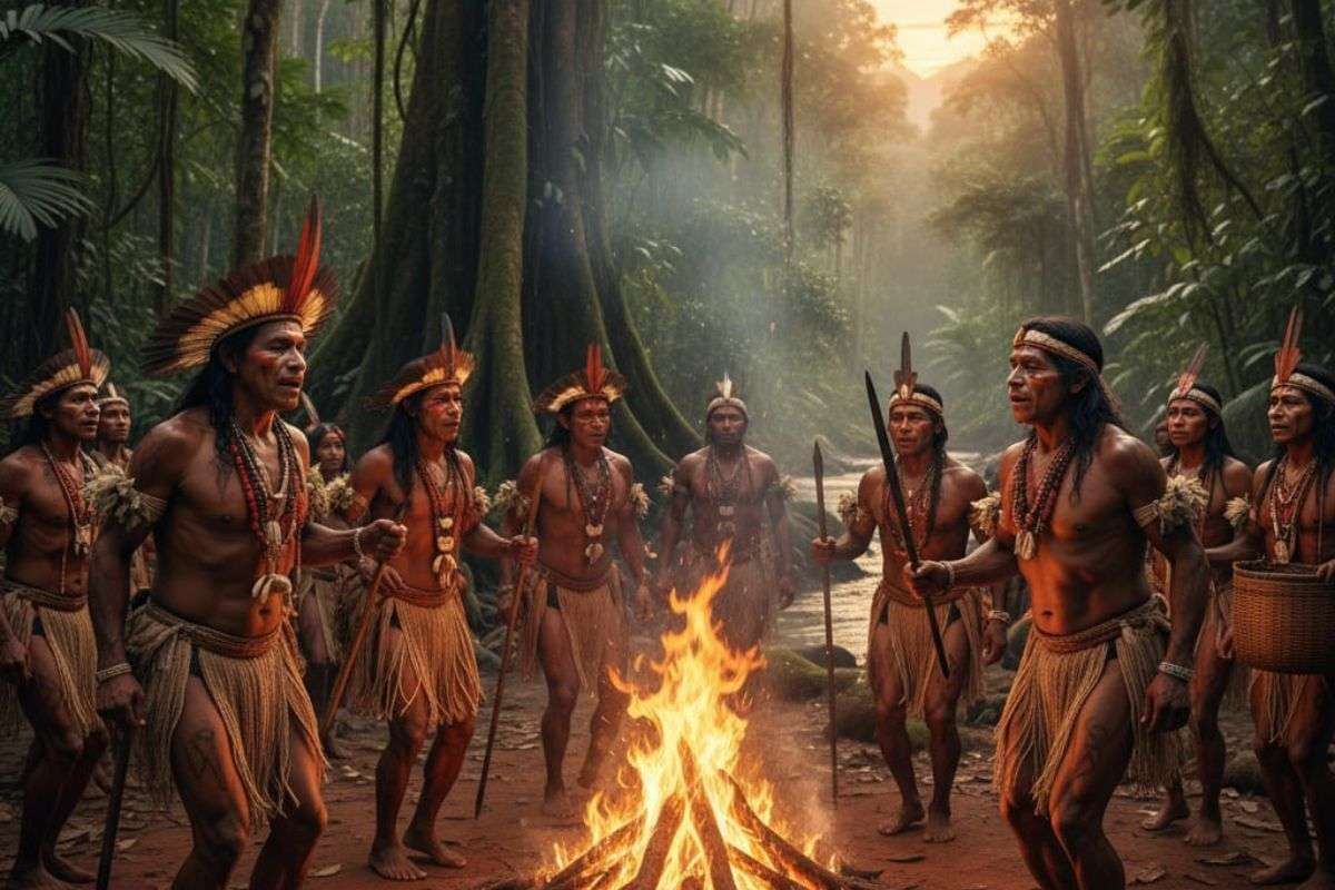 World Most Isolated Tribal Communities /Ai Generated image