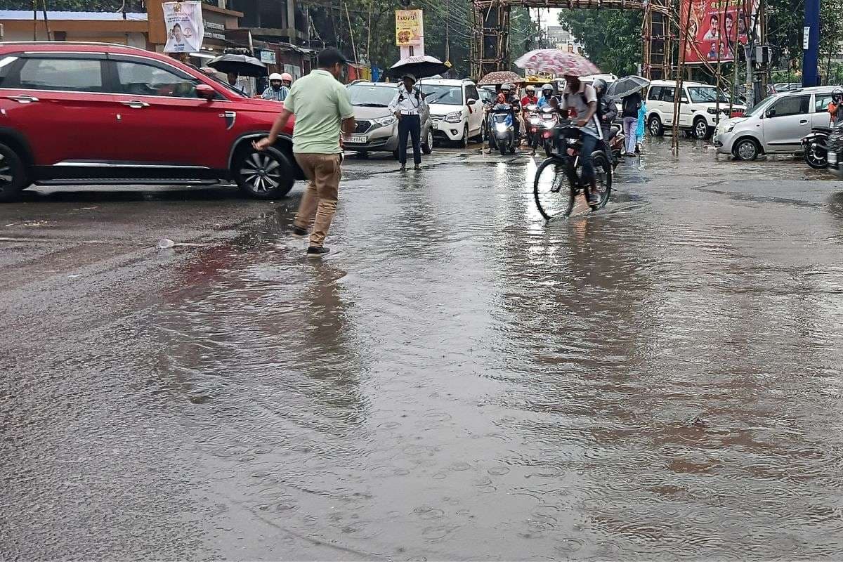Yellow Alert Warning rain thundertorm in next 3 hours in 4 districts of Jharkhand