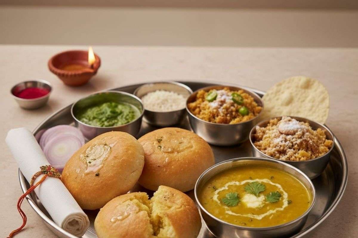 Bhai Dooj Special Dal Bati Churma: त्योहार का स्वाद, परंपरा का एहसास, ट्राई करें भाई दूज स्पेशल दाल बाटी चूरमा रेसिपी