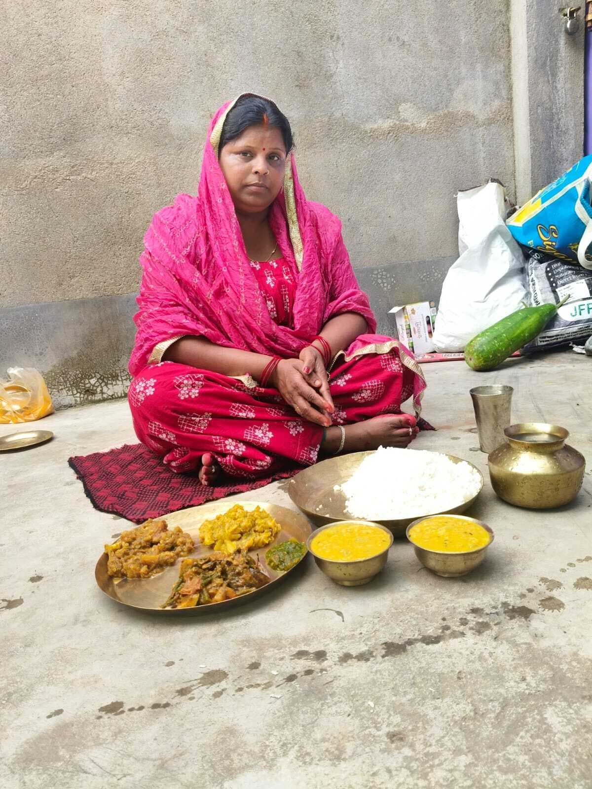 नहाय-खाय के साथ ही नारायणपुर में छठ पर्व शुरू