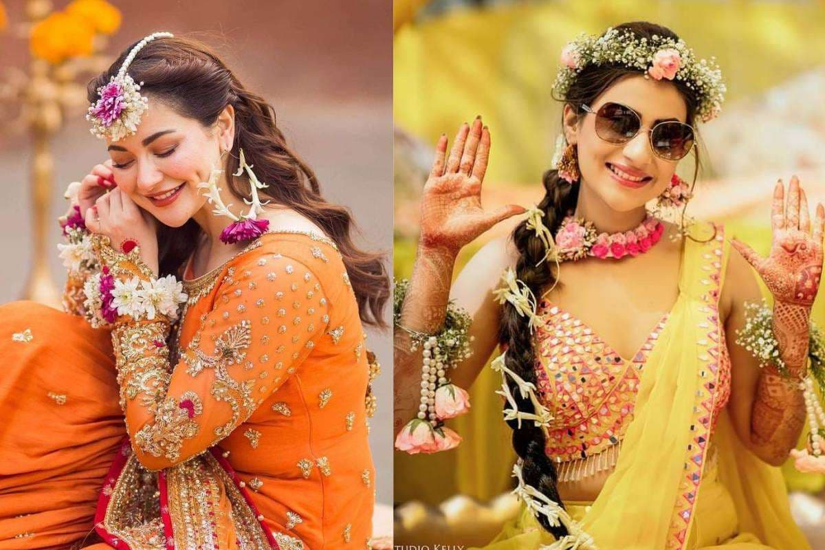 Haldi Ceremony Flower Jewellery: दुल्हन को दें नैचुरल ब्यूटी टच - देखें सबसे सुंदर फ्लावर ज्वेलरी कलेक्श