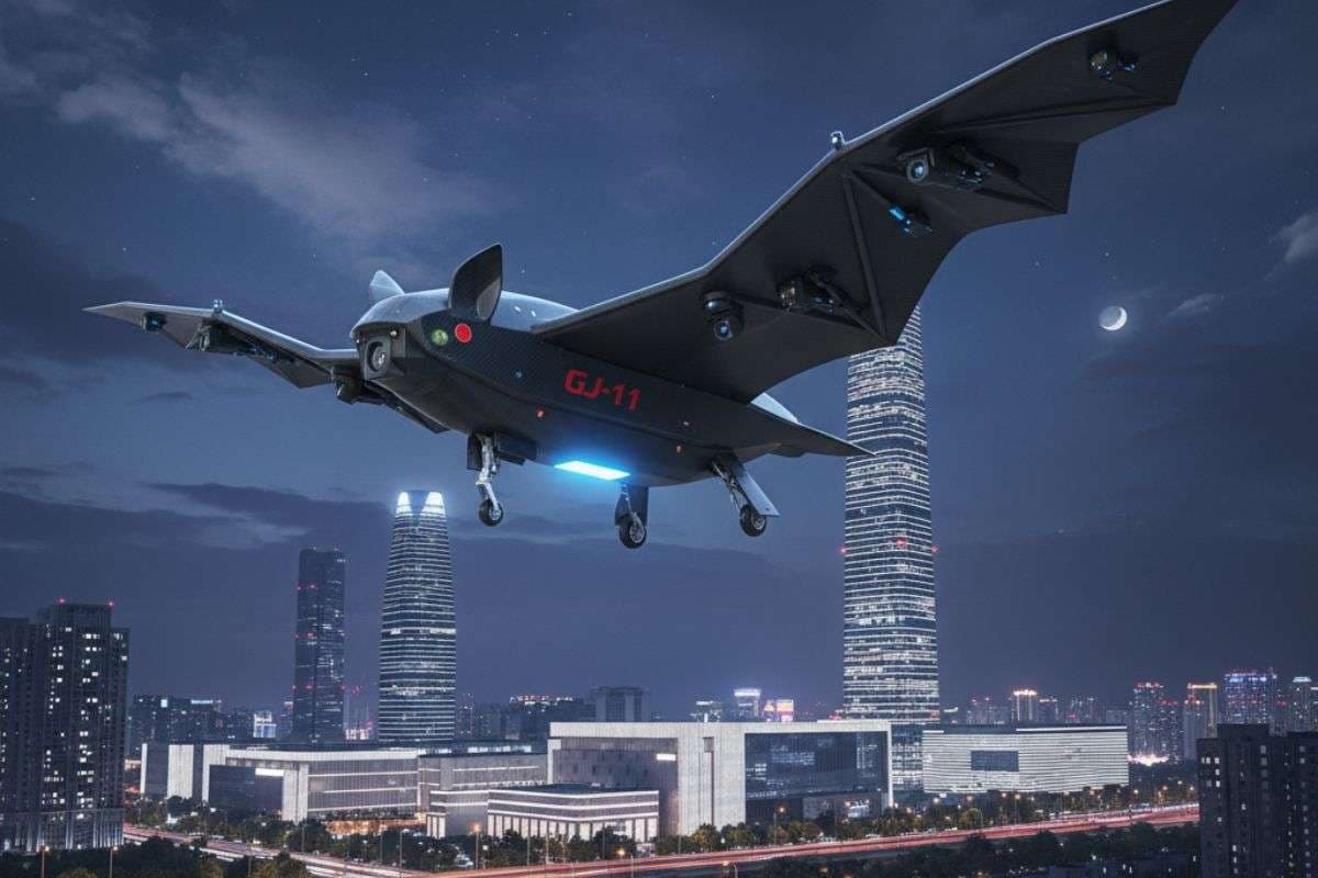 China Bat Drone GJ-11/ Ai Image China Bat Drone GJ-11/ Ai Image