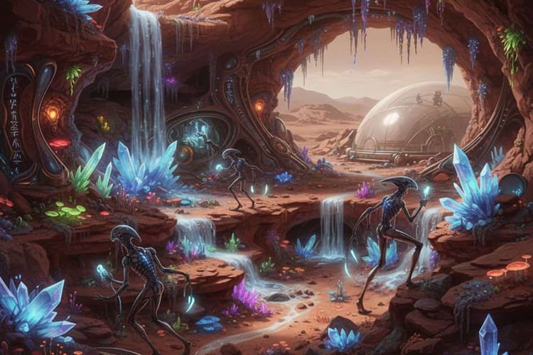 क्या मंगल की गुफाओं में कभी रहते थे एलियन? चीन की खोज ने दुनिया में मचाई सनसनी!