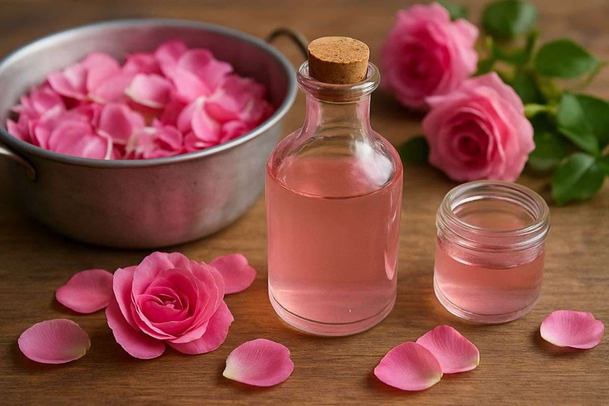 Homemade Rosewater For Natural Glowing skin