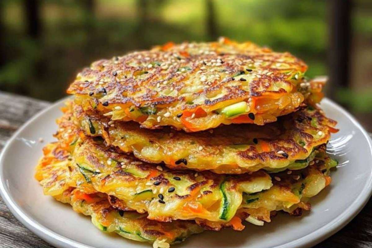 how to make Korean veg pancakes at home