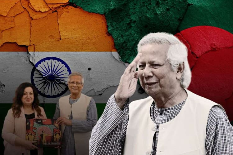 बाज नहीं आ रहे मोहम्मद यूनुस, फिर भारत को उकसाया, कनाडाई प्रतिनिधिमंडल को भेंट की ‘वही विवादित किताब’