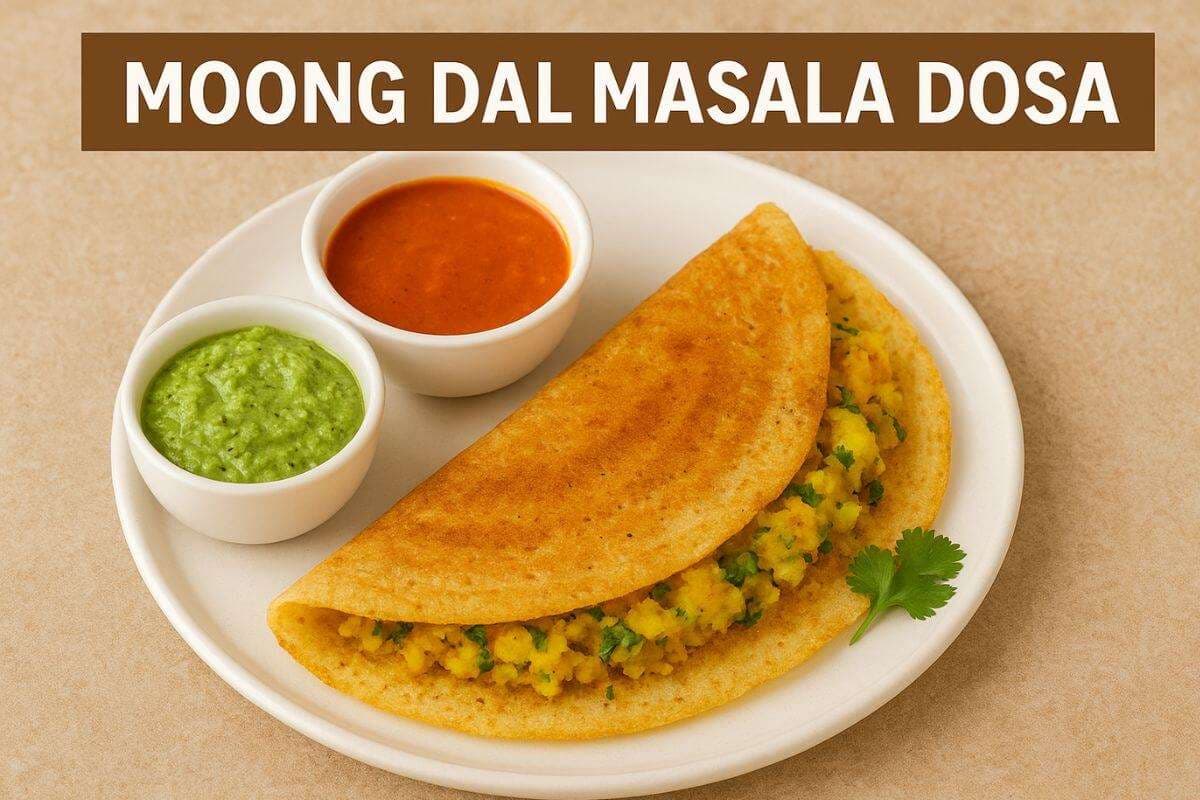 Moong Dal Masala Dosa: होटल स्टाइल घर पर बनाएं मूंग दाल मसाला डोसा, बनाने का तरीका भी है आसान