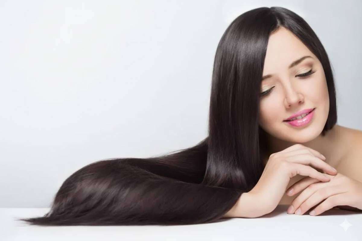 Homemade moringa hair serum for hair growth