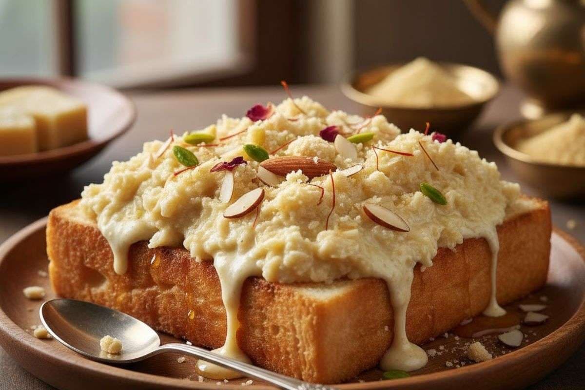 Prepare delicious Rabri Malai Toast in minutes Prepare delicious Rabri Malai Toast in minutes