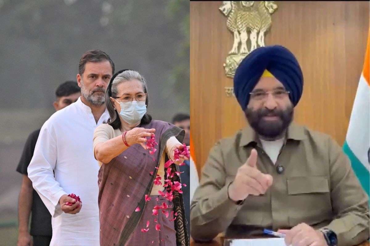 Rahul sonia Gandhi and Manjinder Singh Sirsa