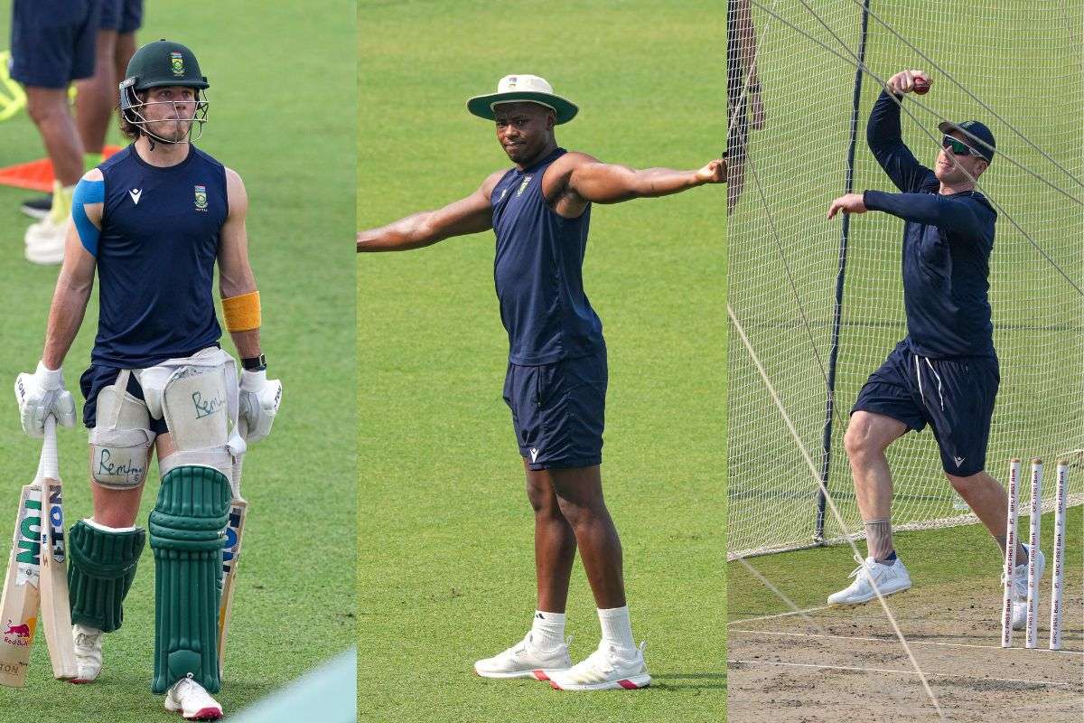 South Africa Players During Practice Session Against India Test Series South Africa Players During Practice Session Against India Test Series