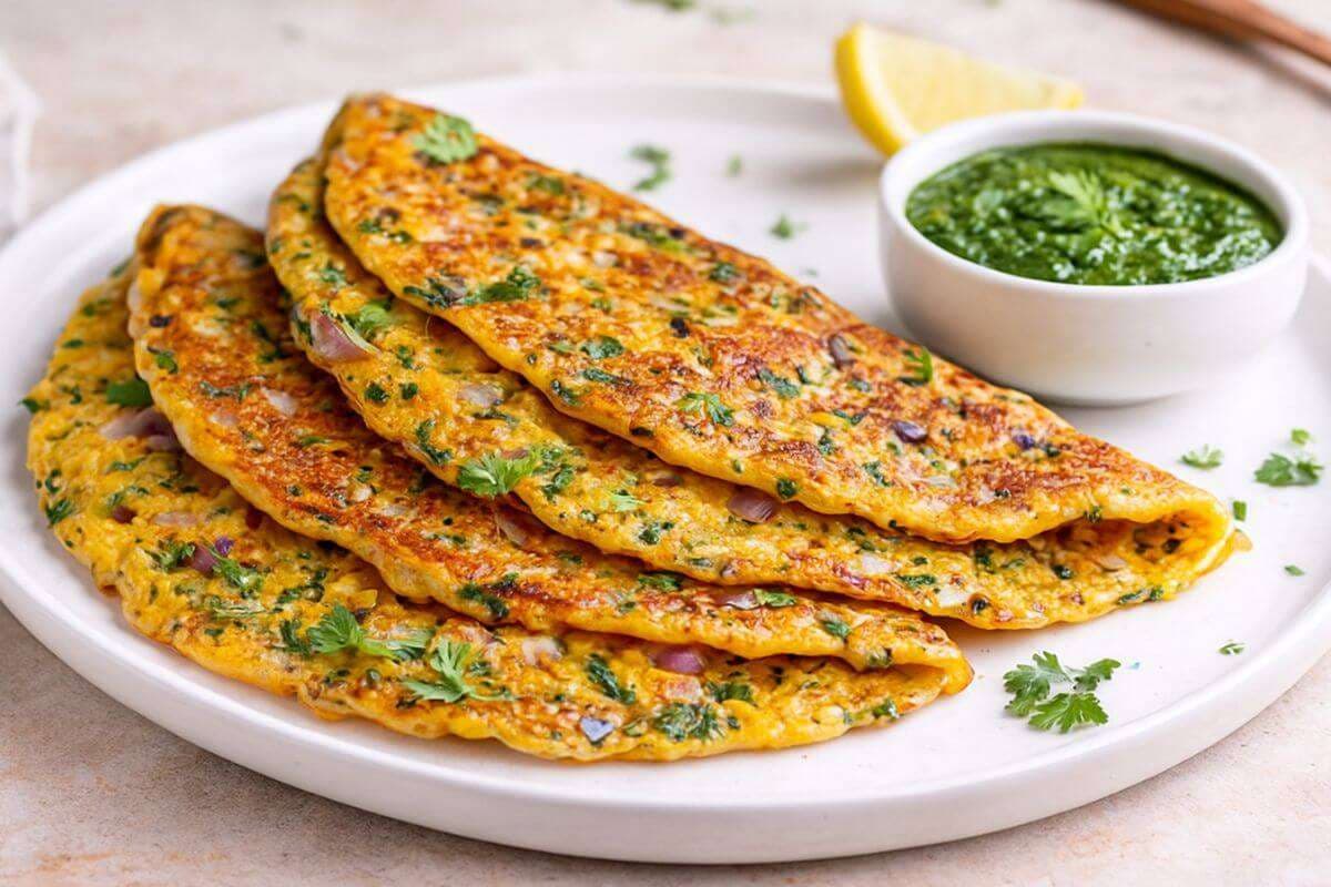 Chana Dal-Pyaz Chilla: ब्रेकफास्ट में दें नया ट्विस्ट, ढोकला और वड़ा नहीं, बनाएं चना दाल-प्याज चीला