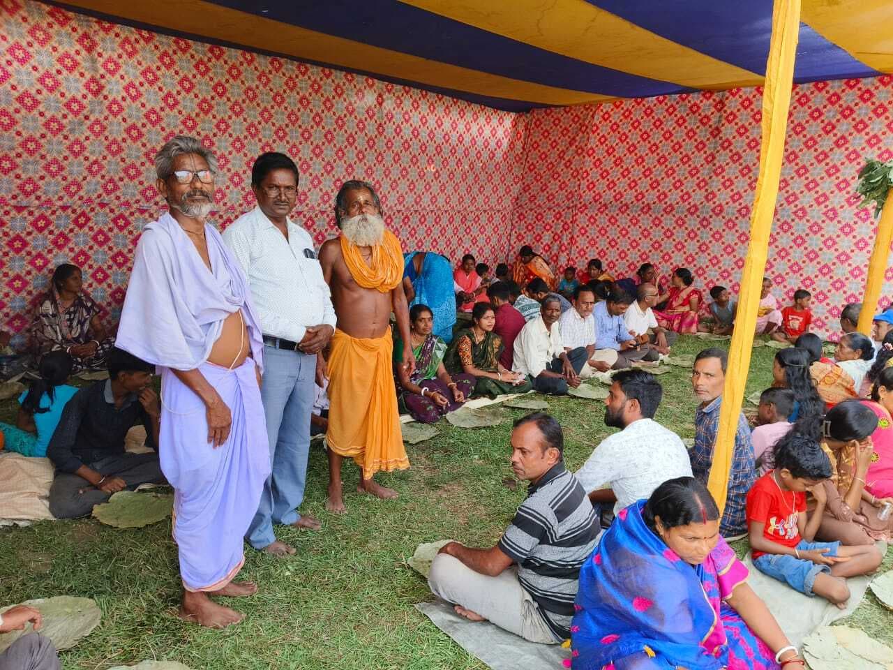 मायना धाम में आयोजित हरिनाम संकीर्तन का समापन