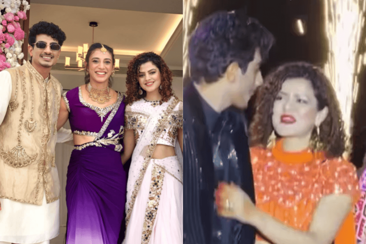 palak muchchal dance at palash and smriti sangeet
